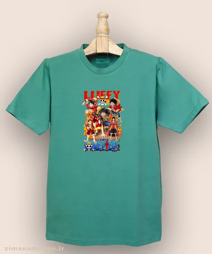 تیشرت مردانه و زنانه طرح وان پیس کد 911