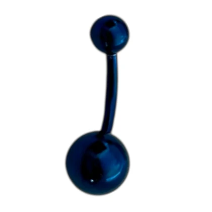 پیرسینگ ناف استیل مدل توپی ساده