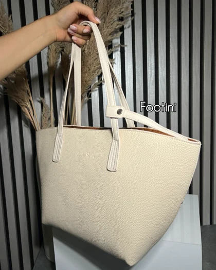 کیف زنانه چرم قایقی زارا 101 AM