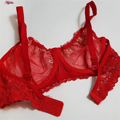 ست شورت و سوتین زنانه کارنا رز مدل فنردار قرمز کد 5035-5005-4