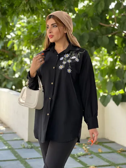 مانتو گلدوزی بابونه زنانه