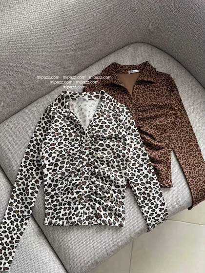 بلوز پلنگی جلو چین🐆