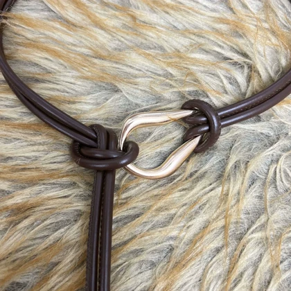 کمربند زنانه چرمی گرهی در رنگبندی متنوع