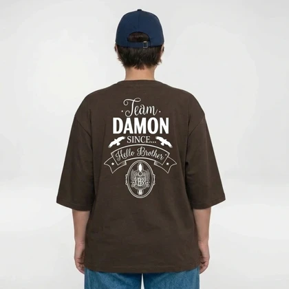 تیشرت زنانه لانگ طرح خون‌آشام سایز فری (پنبه ضمانتی) در 7 رنگ