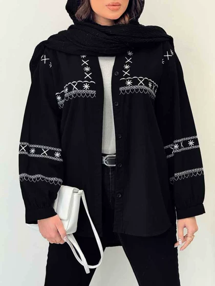 شومیز گلدوزی آدلیا