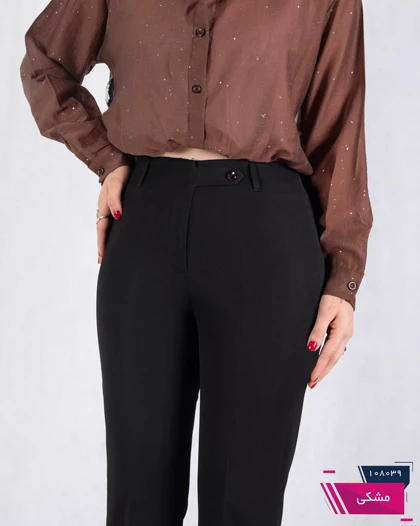 شلوار پارجه ای گاواردین بوت کات GOLINS