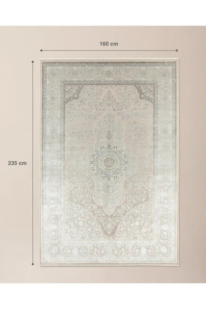 فرش 160 × 235 Madame Coco مدل Briancon - بژ