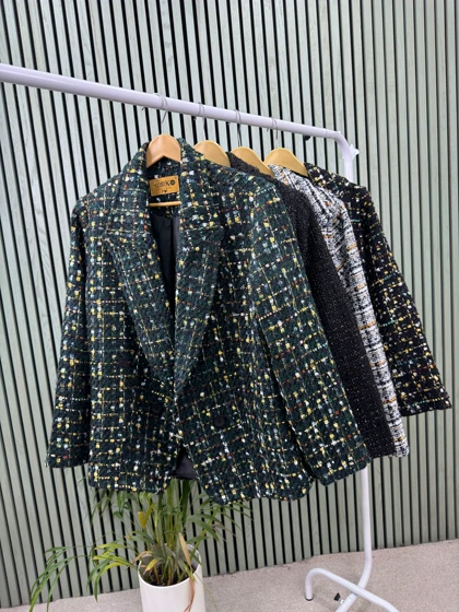 کت مزونی شانل آستردار