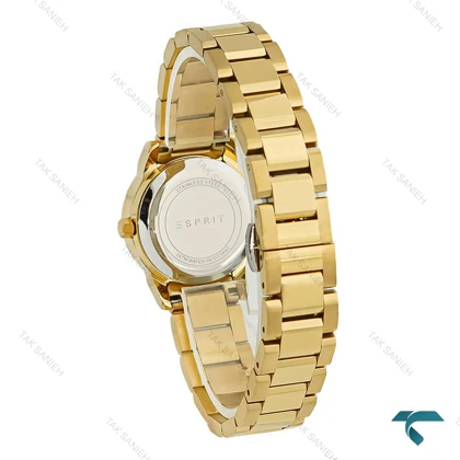ساعت مچی اسپریت زنانه طلایی صفحه طلایی Esprit-8212-L