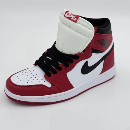 کفش نایک ایر جردن وان ساق‌دار شیکاگو NIKE AIR JORDAN 1 HIGH CHICAGO کد 220
