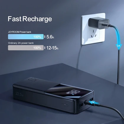 پاور بانک 20000 جویروم JOYROOM مدل JR-QP192 توان 22.5 وات