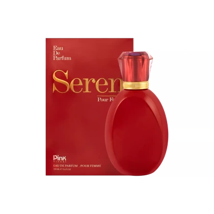 ادوپرفیوم زنانه پینک ویژوآل مدل Seren حجم 100 میلی لیتر – رایحه Good Girl Blush