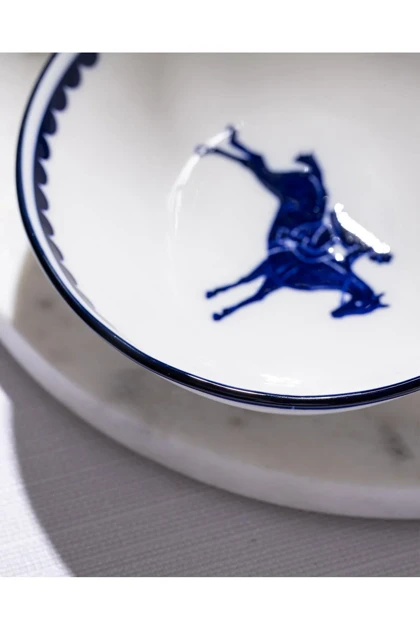 بشقاب سرو Madame Coco مدل Reve Bleu Tierra Bone China