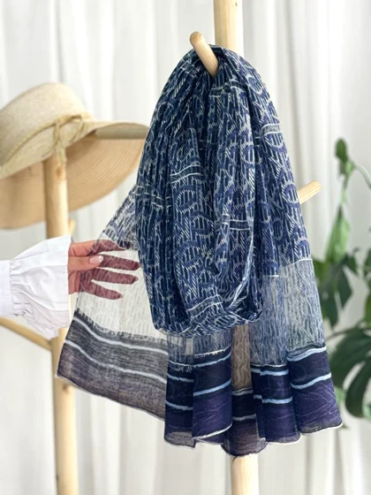 شال ویسکوز طرح مارک 20554