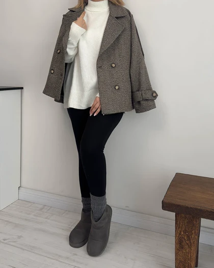 پالتو جناغی Sand