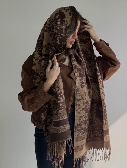 شال وارداتی کریستین دیور فوتر کد 400