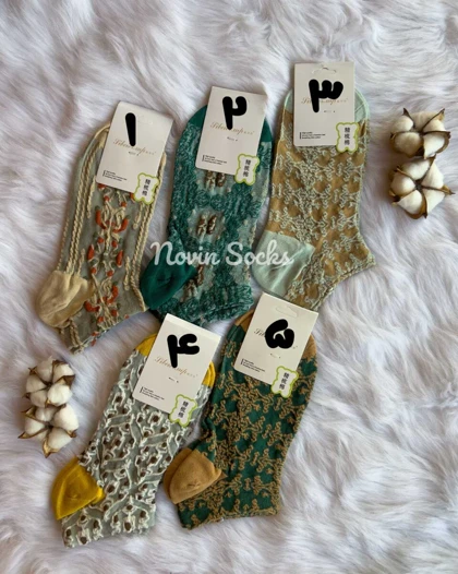 جوراب مچی طرح سنتی طرح 1