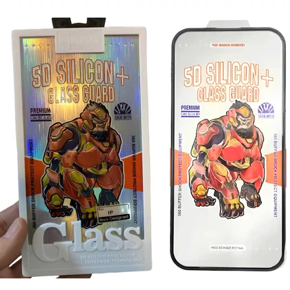 گلس ایربگ دار آیفون 16 موکوسون 5D Silicon Plus