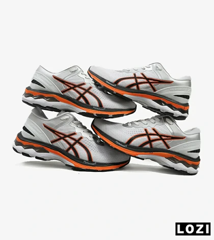کتانی بزرگ پا طوسی نارنجی ASICS GEL-KAYANO 27