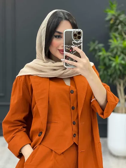 ست سه تیکه جلیقه دار