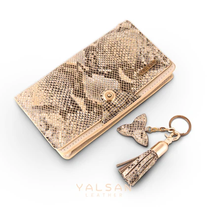 ست هدیه زنانه چرم یلسان مدل رادیس کد 165-PRM-RTL