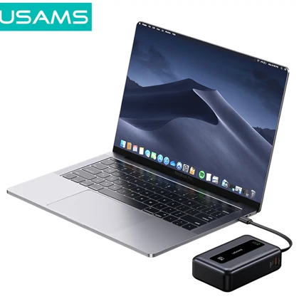 پاوربانک 20000 فست شارژ 65 وات Type-C و USB یوسامز CD243