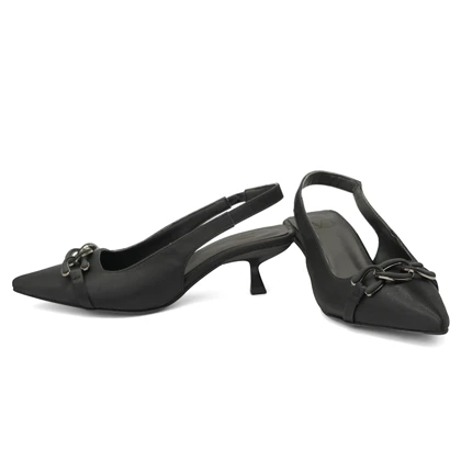 کفش مجلسی زنانه پاشنه‌دار 3 سانت مدل sandal valentino - 0095