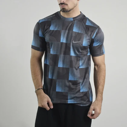 تیشرت ورزشی مردانه نایک مدل GMS-Dri Fit-4K0958 آبی تیره