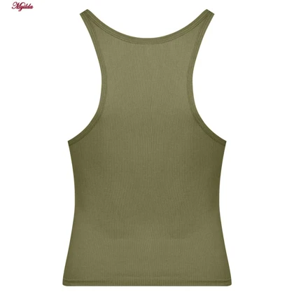 کراپ تاپ زنانه مدل بند سیلیکونی پددار سبز روشن کد 4980