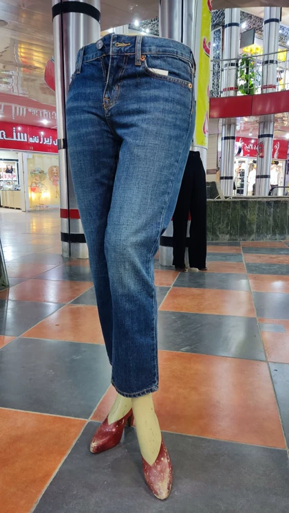 شلوار لی مام استایل