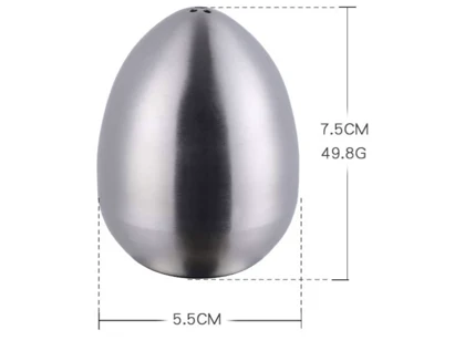 نمکدان تخم مرغی در دو رنگ