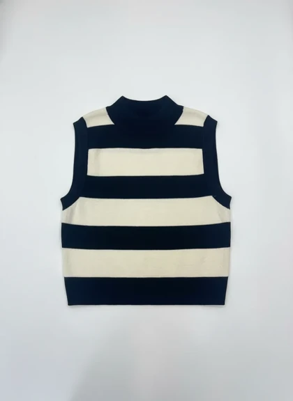 تاپ بافت راه راه زنانه رزمری مدل Rose Merry CL3253