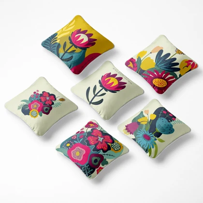 کوسن 6 تکه pillow 6 set 101