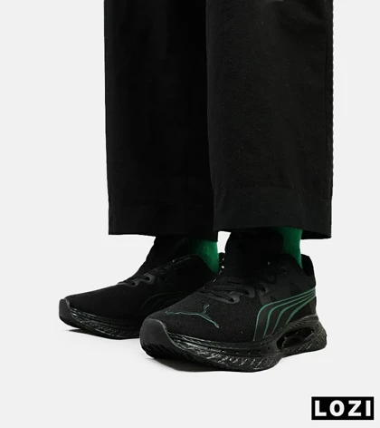 کفش کتانی ورزشی مشکی سبز مردانه PUMA
