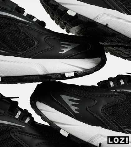 کفش کتانی مردانه و زنانه مشکی سفید NEW BALANCE 725