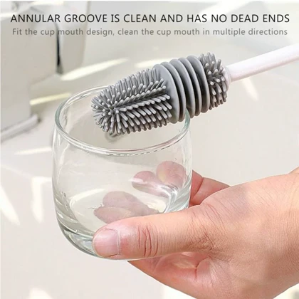 برس شستشوی بطری سیلیکونی