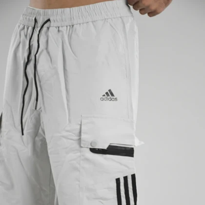 شلوار کارگو اسپرت آدیداس مدل 22757 طوسی روشن