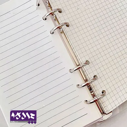 کلاسور 6 حلقه شفاف طرح دختر