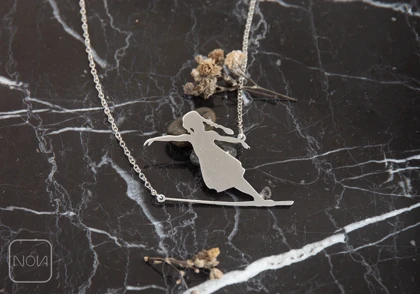 گردنبند استیل اسکی