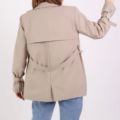 بارانی زنانه کوتاه زویا (Zuya) سین استایل