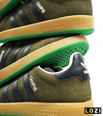 کفش کتانی مردانه سبز ADIDAS Campus