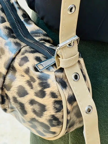 کیف دوپیله پلنگی