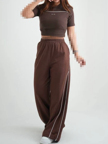 کراپ شلوار ست alo