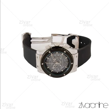 ساعت هابلوت مردانه کلاسیک فیوژن سه موتوره مشکی سیلور صفحه اسکلتون 104159