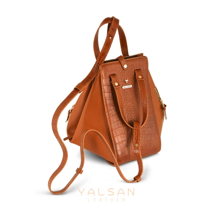 کیف دوشی و دستی زنانه چرم یلسان مدل لیان کد 047-GC
