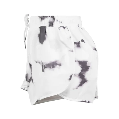 شلوارک کشاله دار ورزشی زنانه مدل 020 سفید بنفش