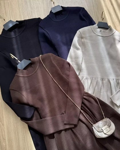 پیراهن عروسکی بافت 2