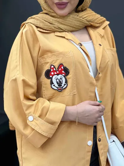 مانتو داکرون دوخت دار میکی موس