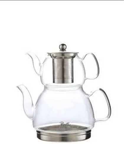 کتری و قوری پیرکس زیر استیل / 155