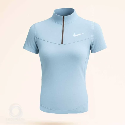 نیم زیپ آستین کوتاه مدل NIKE-Z439
